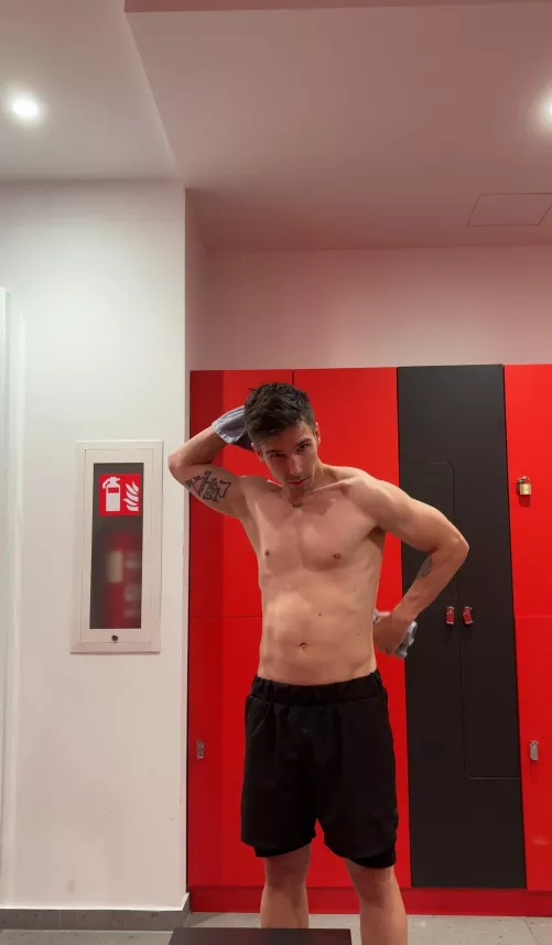 About to hit the shower