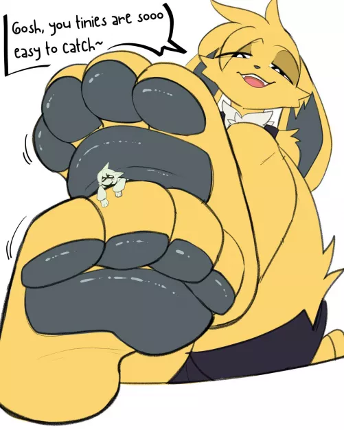 Caught between paws (P4wSized)