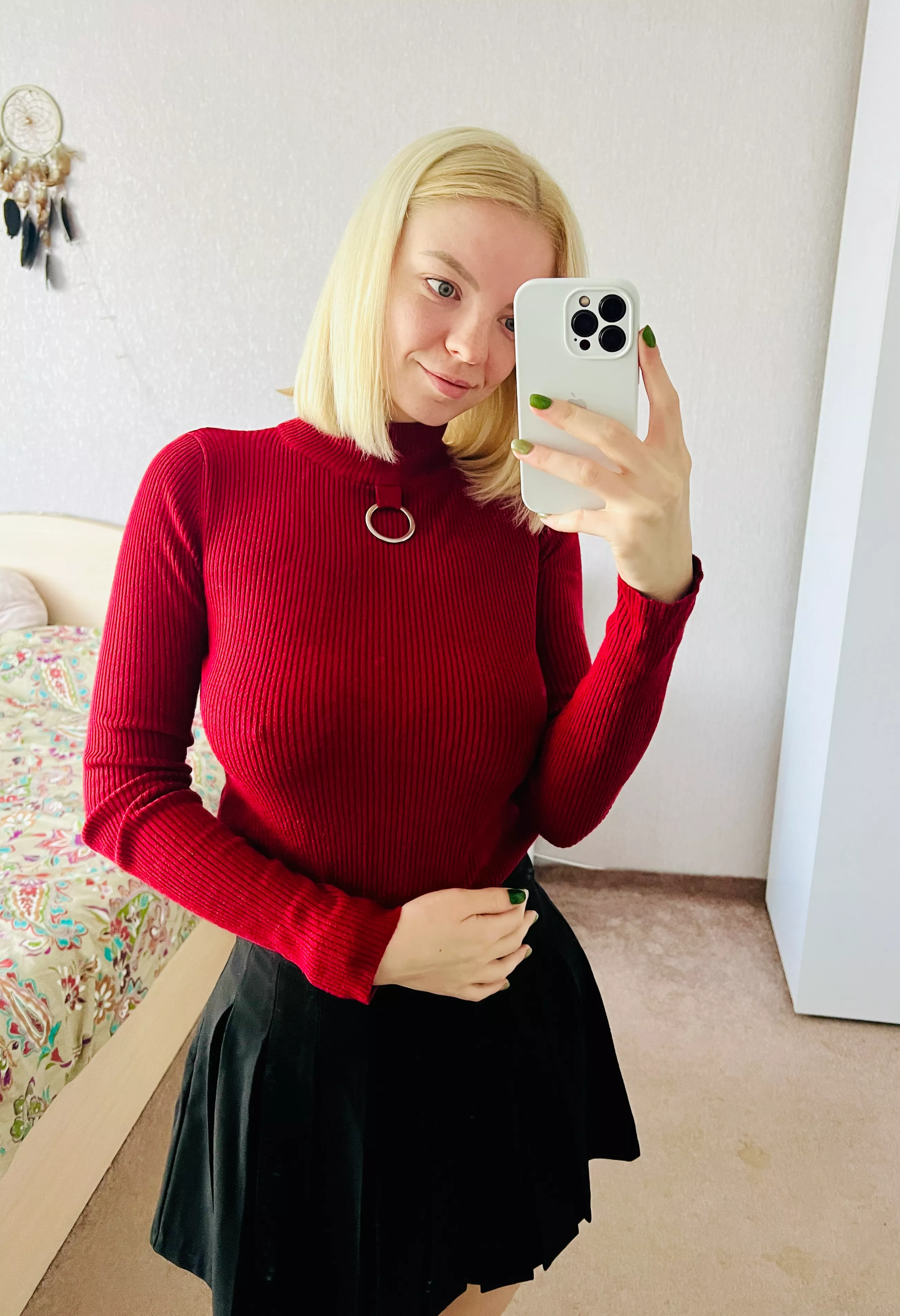 Feeling much better wearing no bra in public