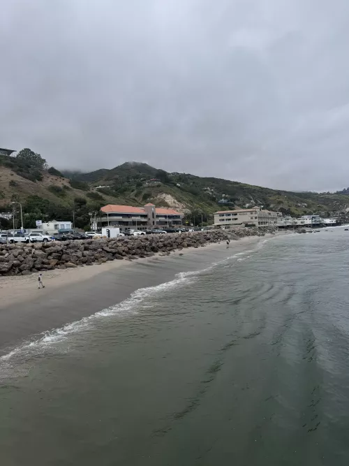 Gloomy June in Malibu Beach, CA