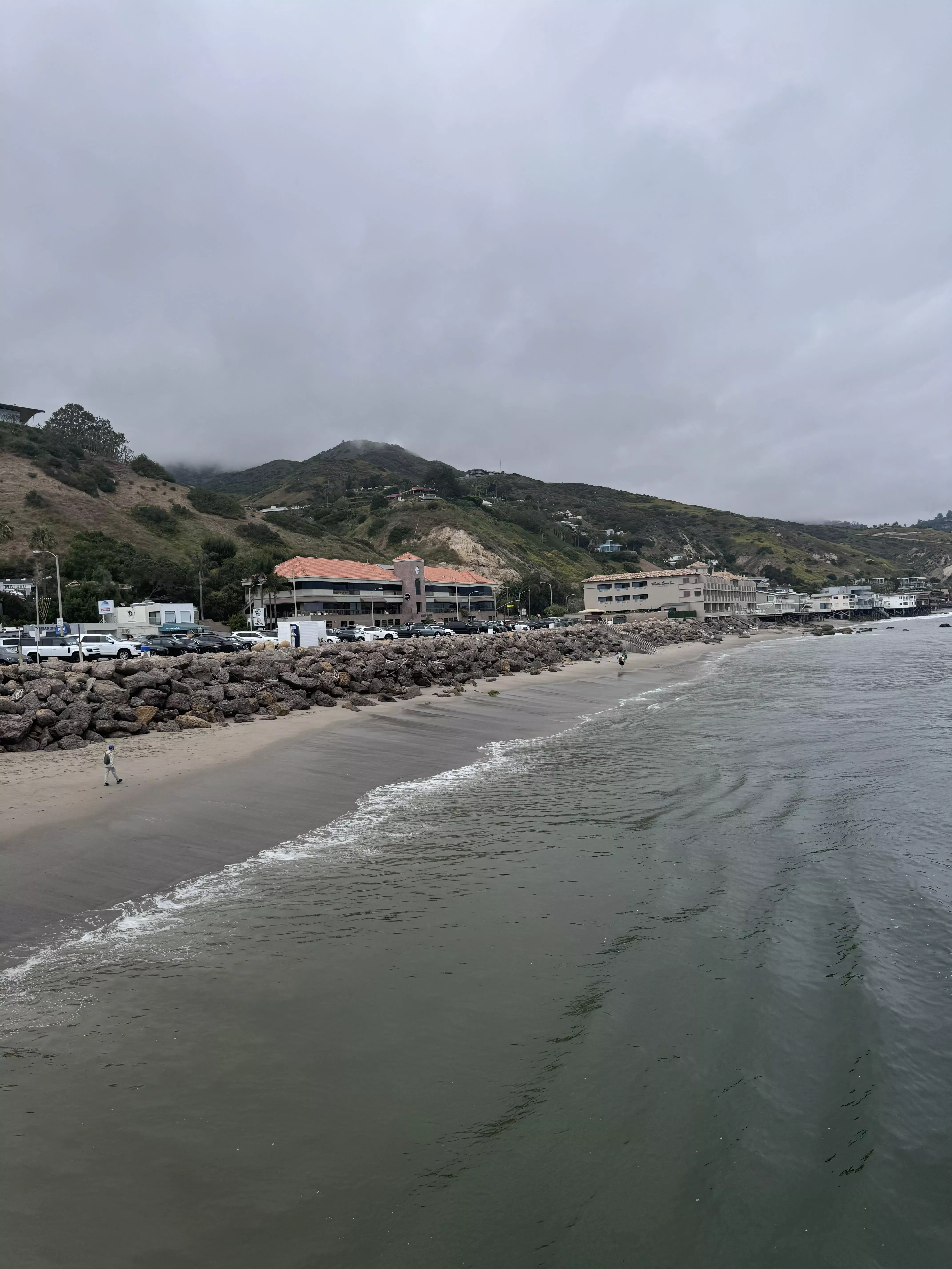 Gloomy June in Malibu Beach, CA