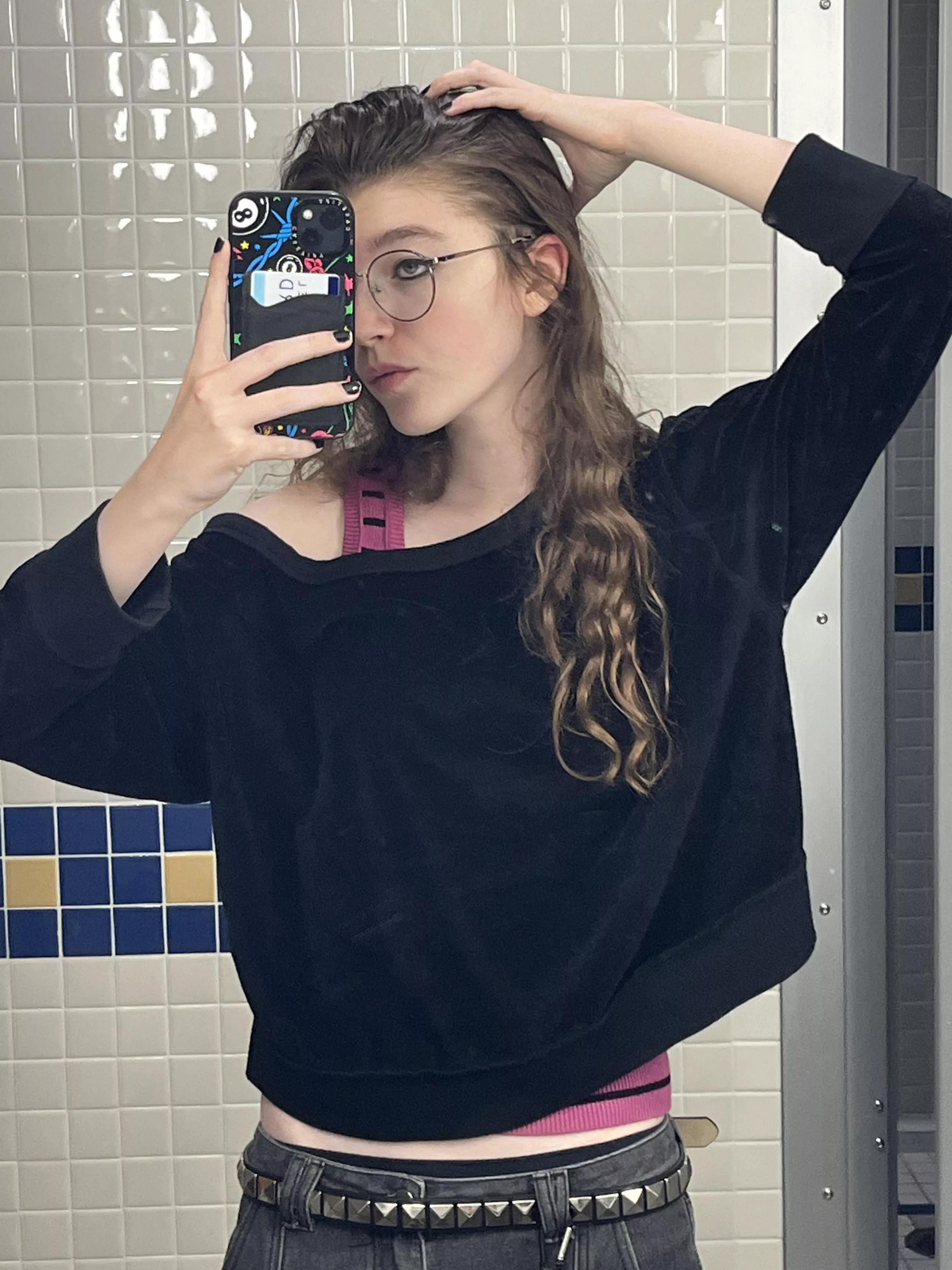 hair is getting long 