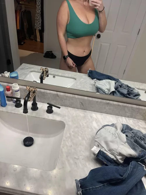 My workout could be better if you’d cum in my panties before it
