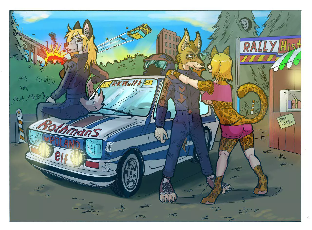 Rally Time(art by me, rickwuflk)