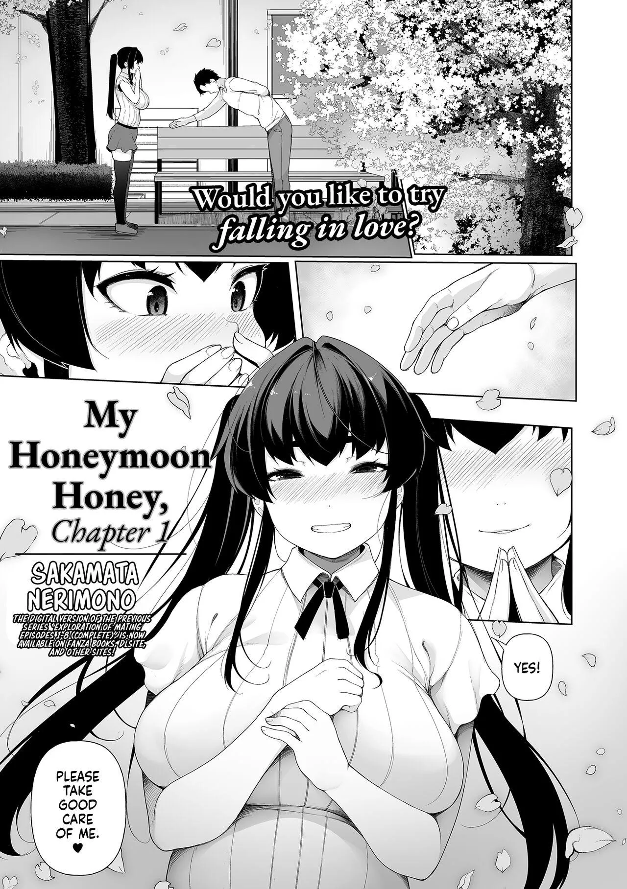 [Sakamata Nerimono] Ichinen Kanojo 1 | My Honeymoon Honey Ch. 1