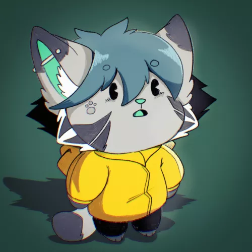 What do you think this little ball saw?  (art by me)