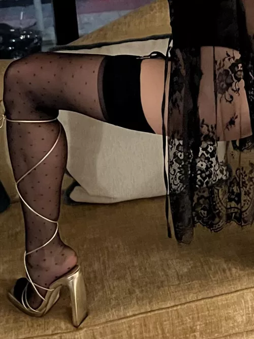 My stockings and heels are your kryptonite 