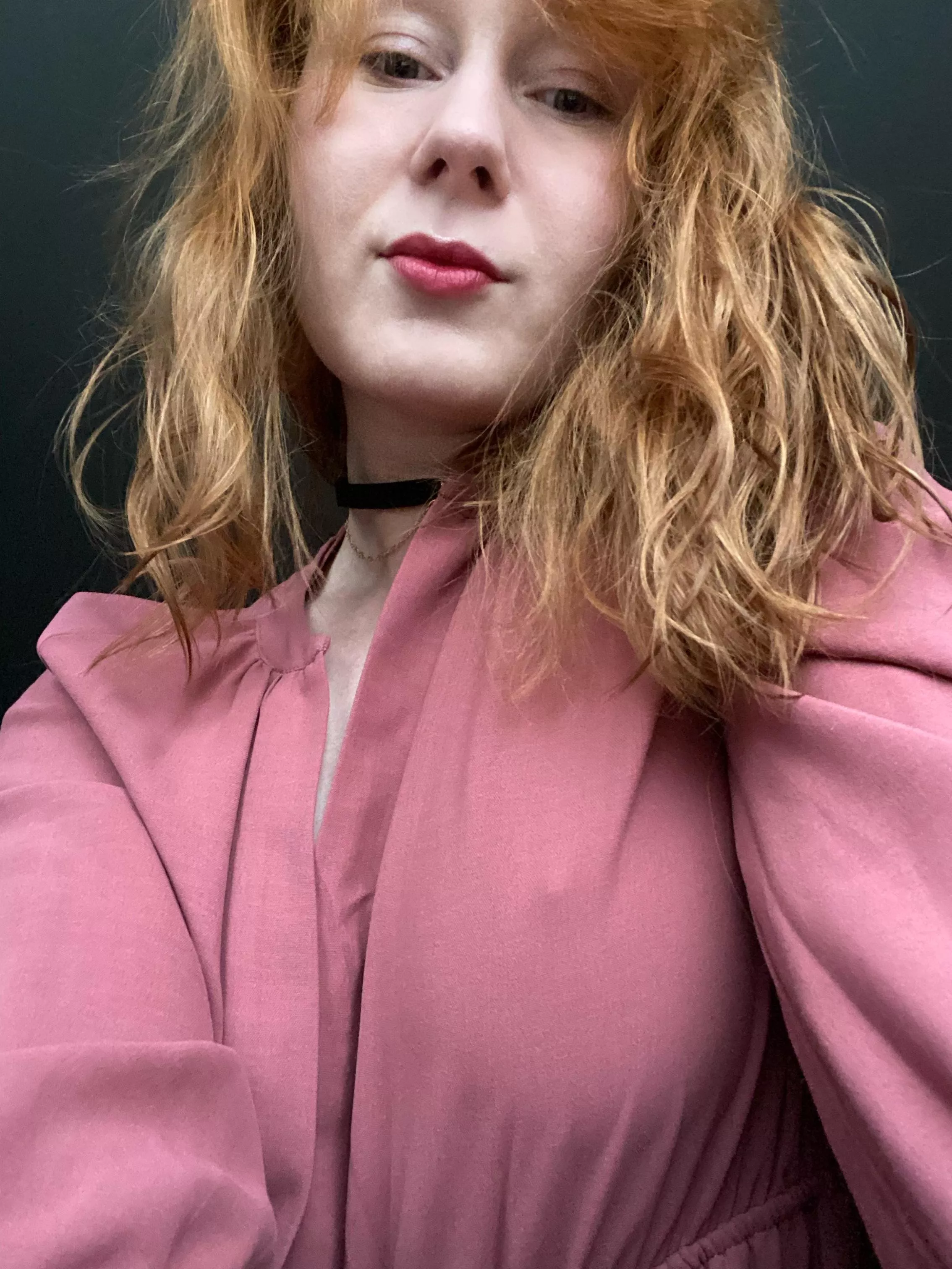 red hair, b cups and a small pokies