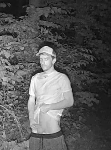 Whipped it out in front of one of my cousin's hunting trail cams like a month ago. Yesterday he sent me this haha