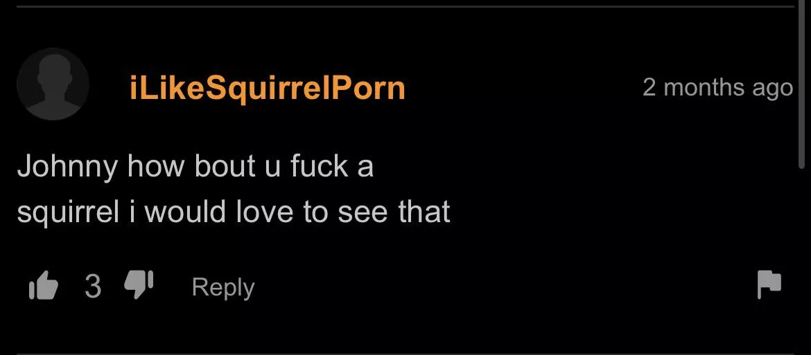 Word on the street is Johnny Sins has since stopped taking requests 