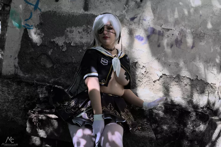  2B yorha school uniform cosplay by LadyNelitza - Photo by me 