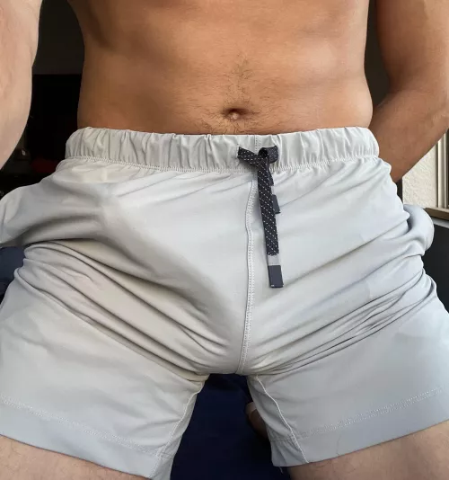 32 I was told at the gym today I need to wear different shorts 😂