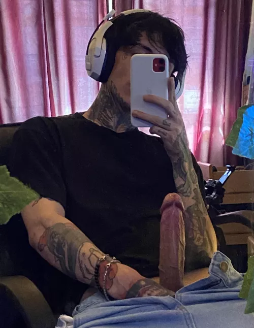 Describe my cock in three words