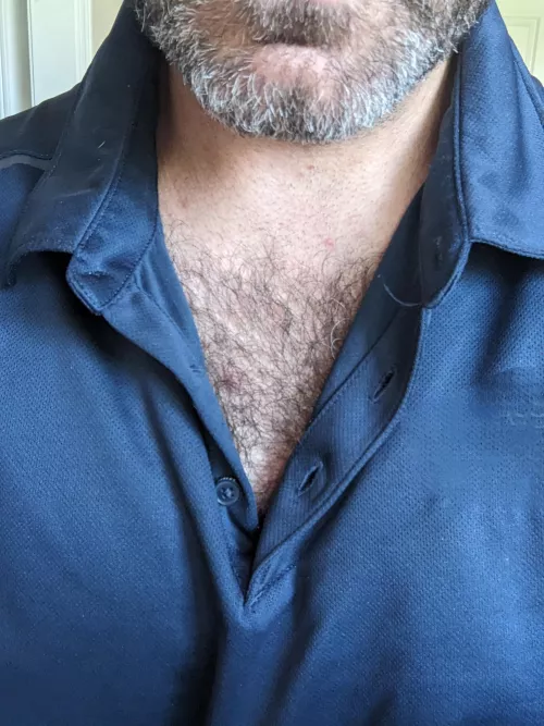 Leaving the buttons undone today