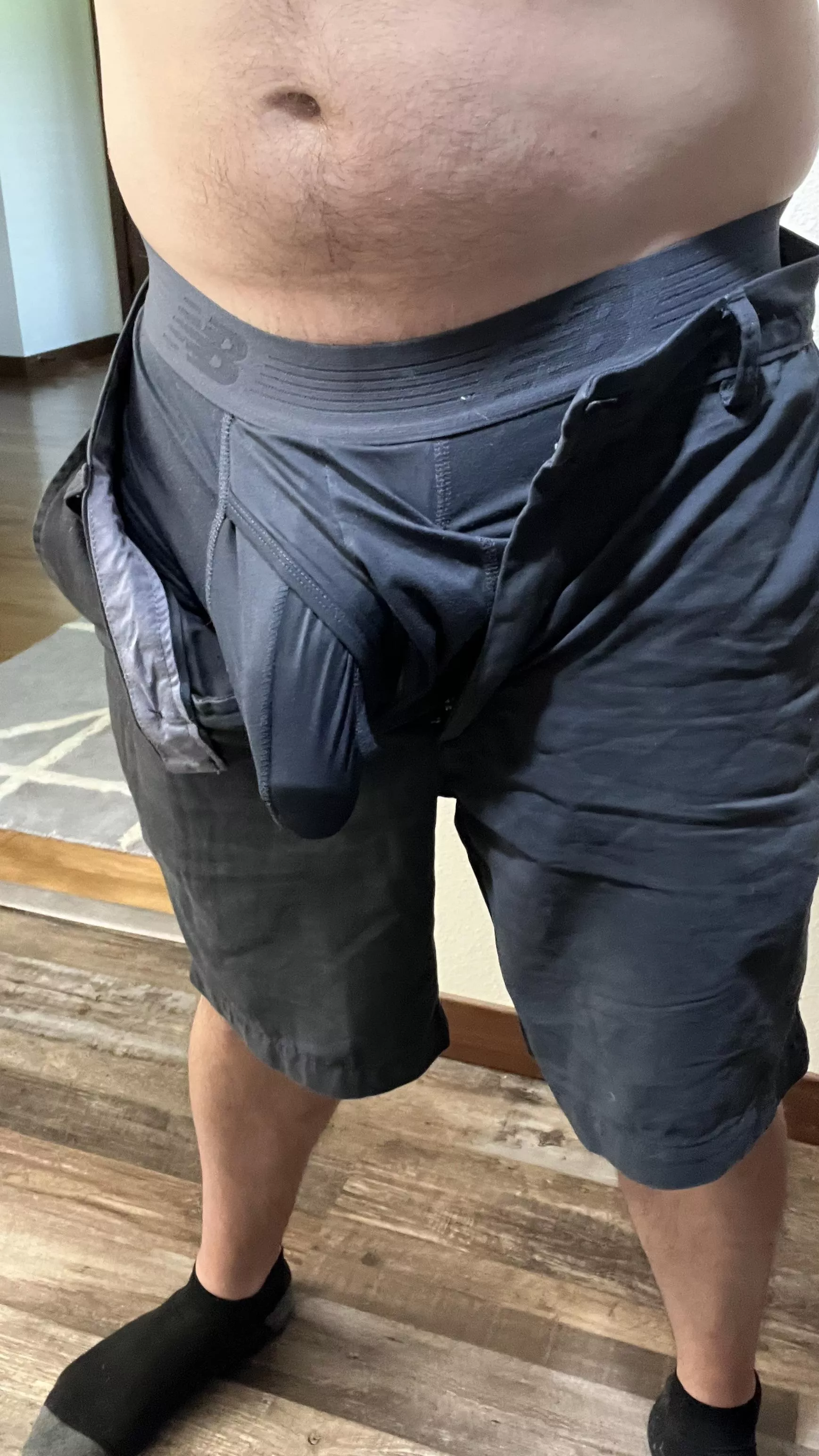Sometimes it’s hard to get shorts to fit… [33]