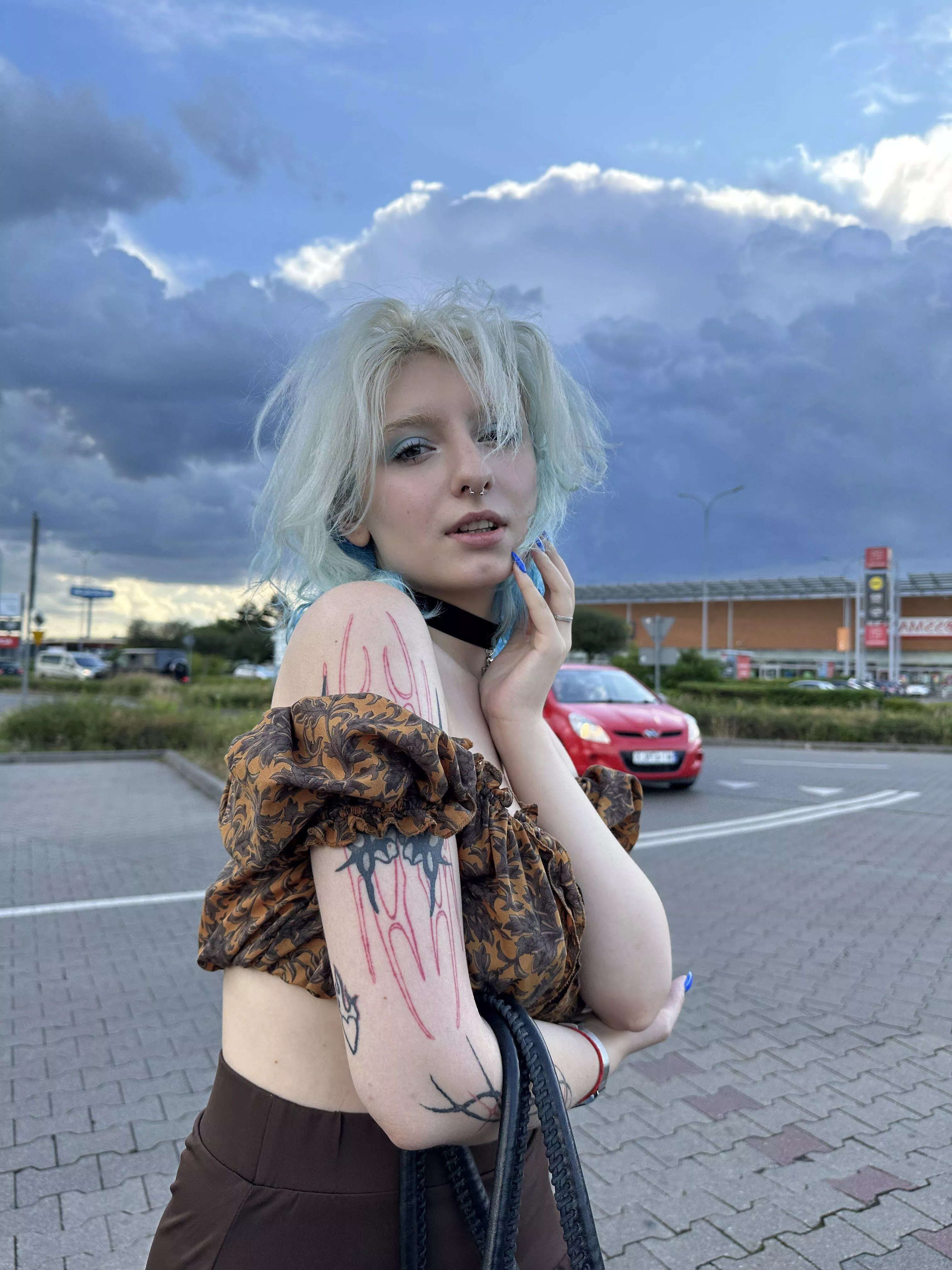 You seem to like tattoos and pierced [wife]