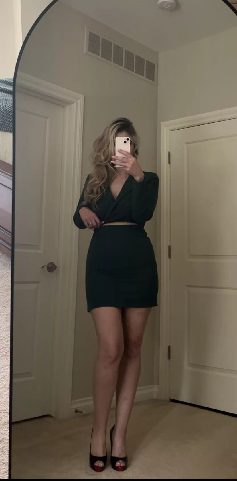 Do you think my boss will approve of this dress