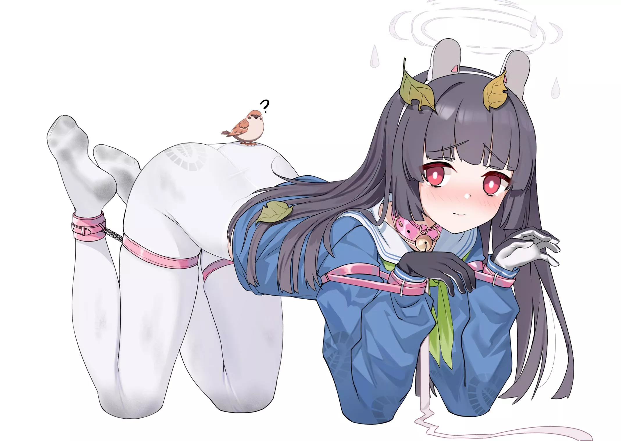 h-hey... am I allowed to speak or only m-meow...?