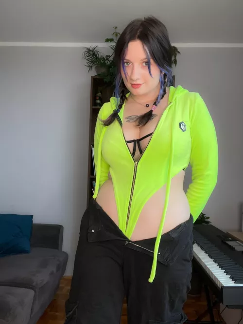 i kinda like this neon bodysuit [f]