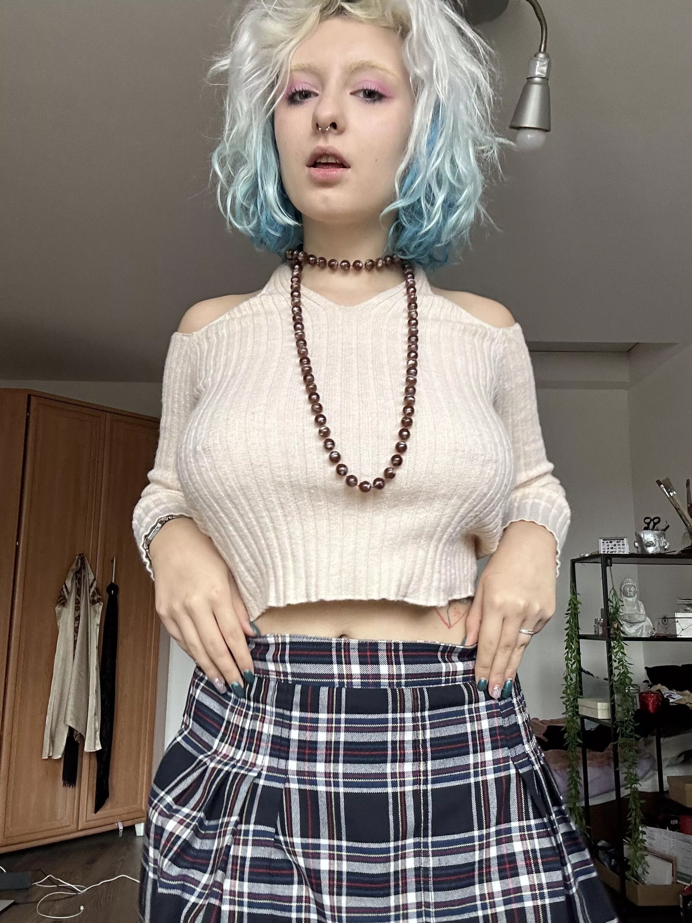 I love this top but it's hard for me to wear it outside