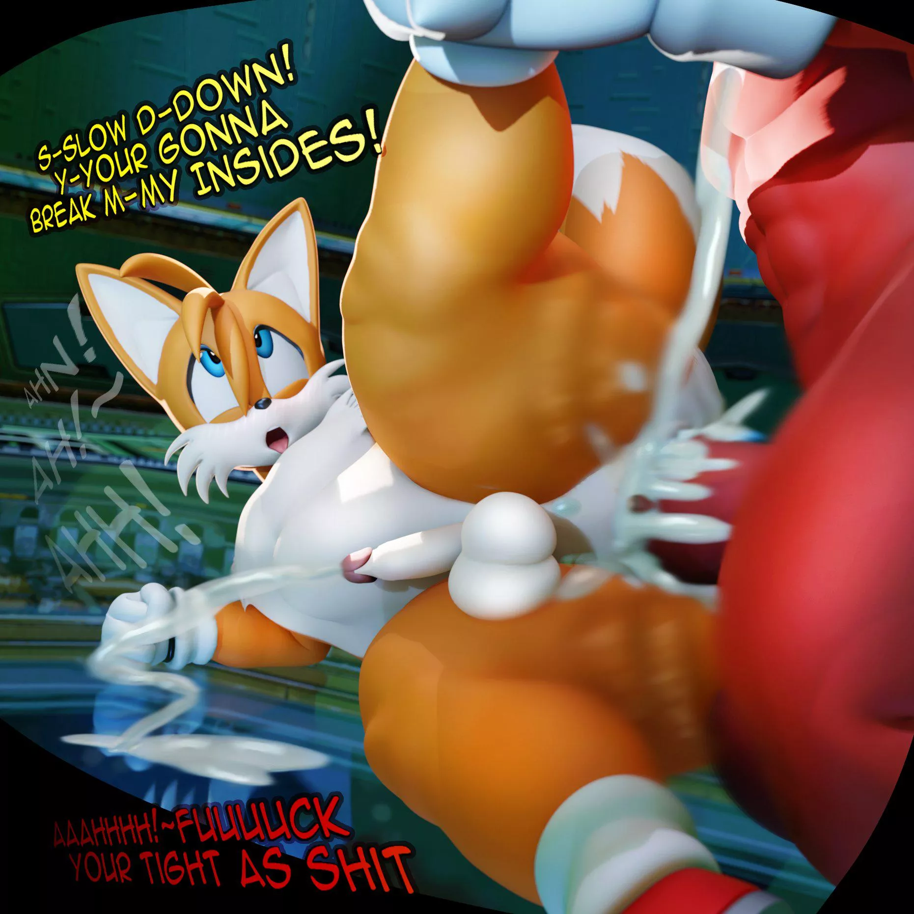 Tails and Knuckles (Artist:VulkYasha)