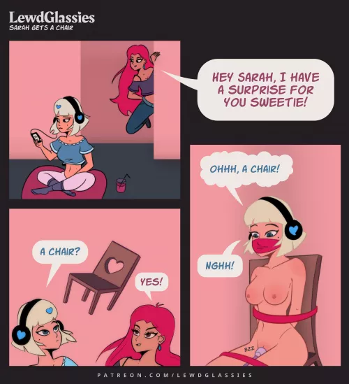 That's what chairs are for right... right? (OC)