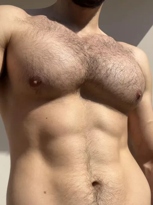 This chest needs some attention... and maybe something else too. 🤤