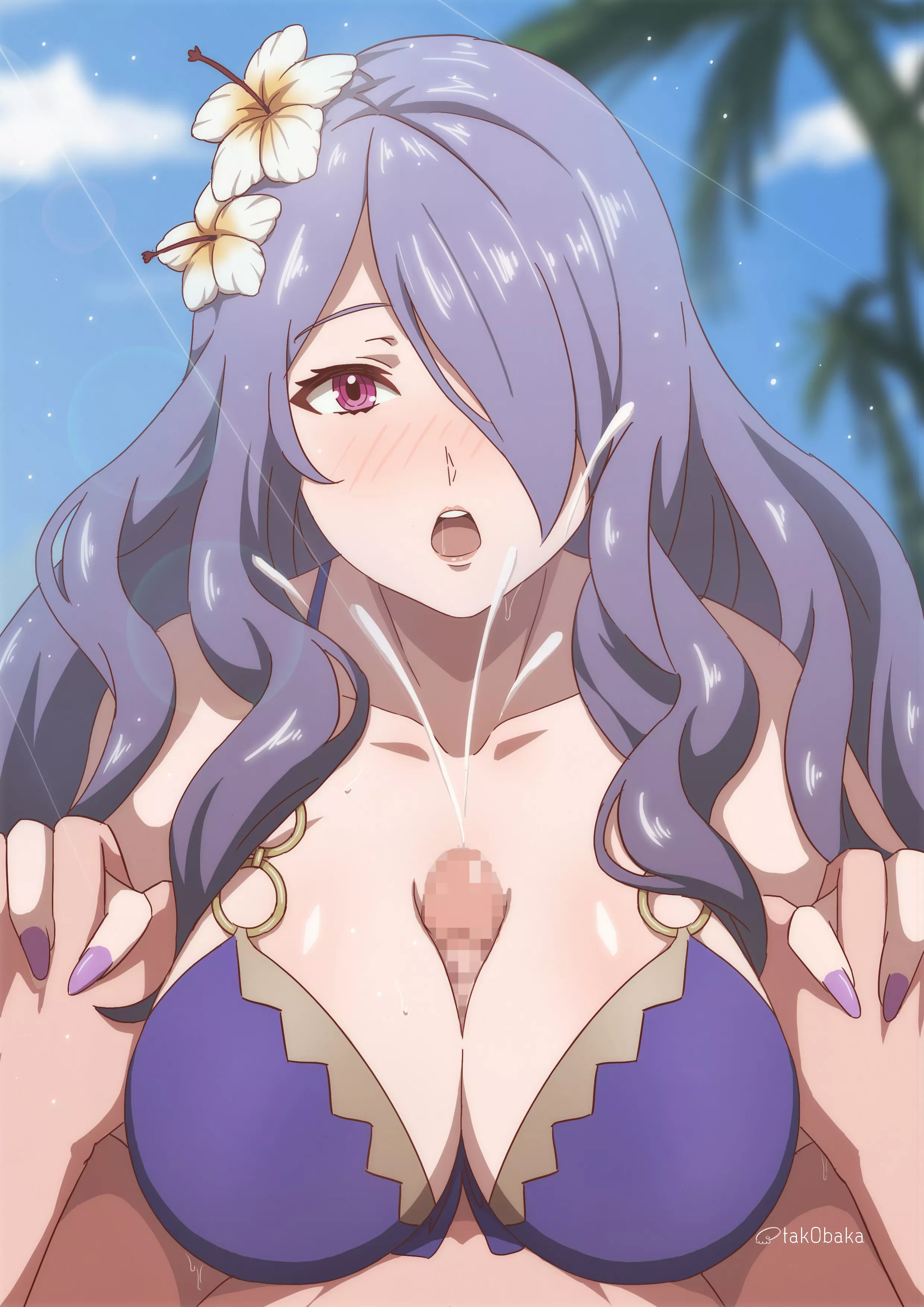 Holding hands on the beach and letting all that stress out~