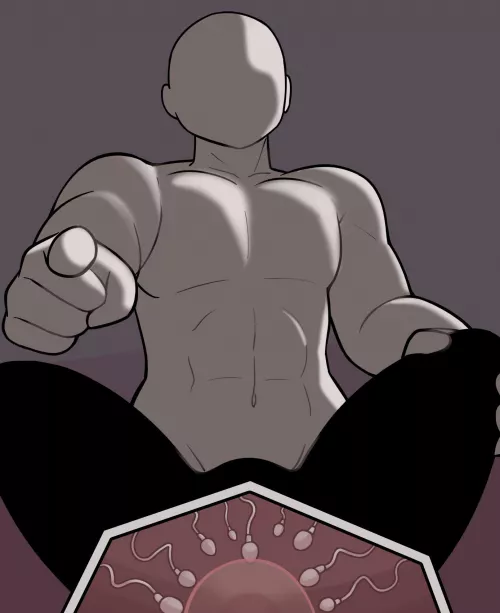 Now YOU'RE the one being bred! M/F/NB/etc, doesn't matter, you're already pregnant.