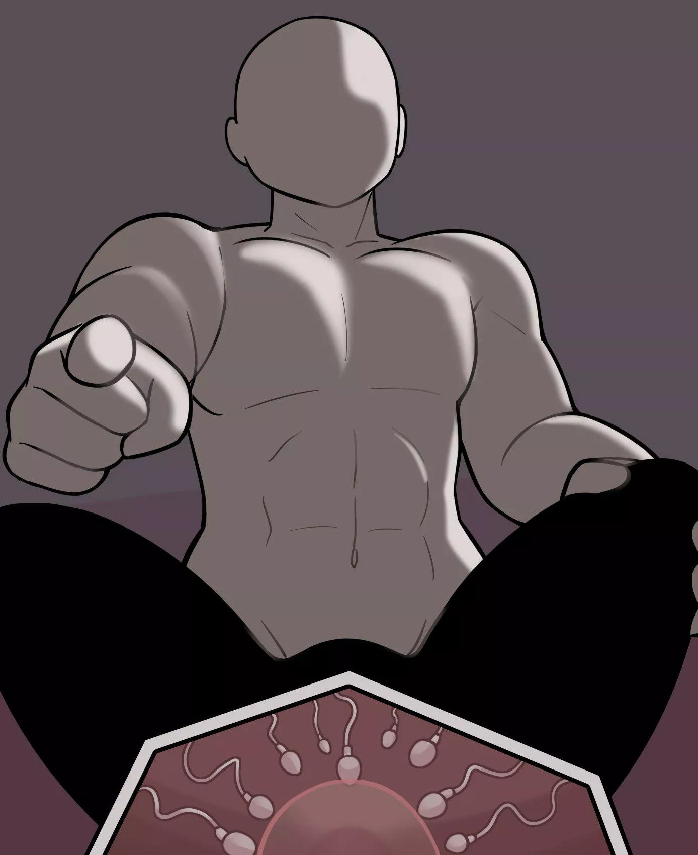 Now YOU'RE the one being bred! M/F/NB/etc, doesn't matter, you're already pregnant.