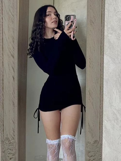 The black dress is a classic, but this one's about to break all the rules