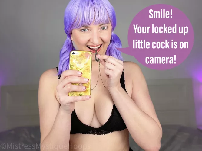 And if you're not a good boy for Mistress then the photos are going online!