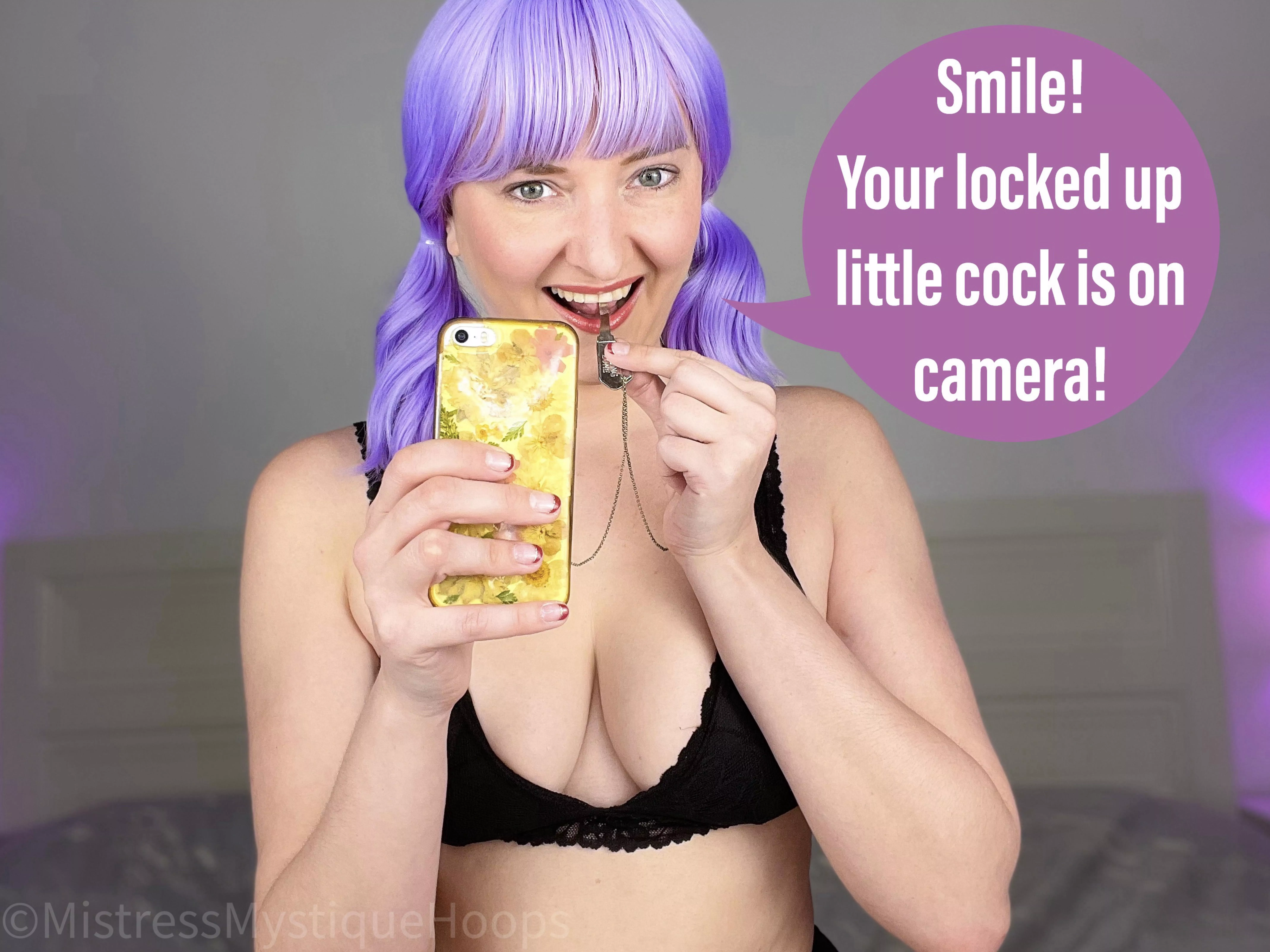 And if you're not a good boy for Mistress then the photos are going online!