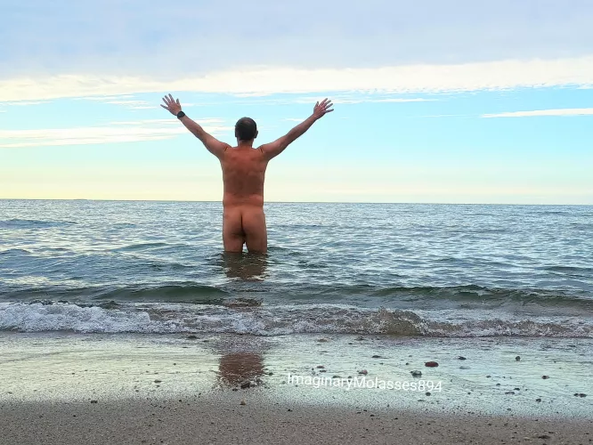 Even without the sun shining a day at the beach is still necessary 