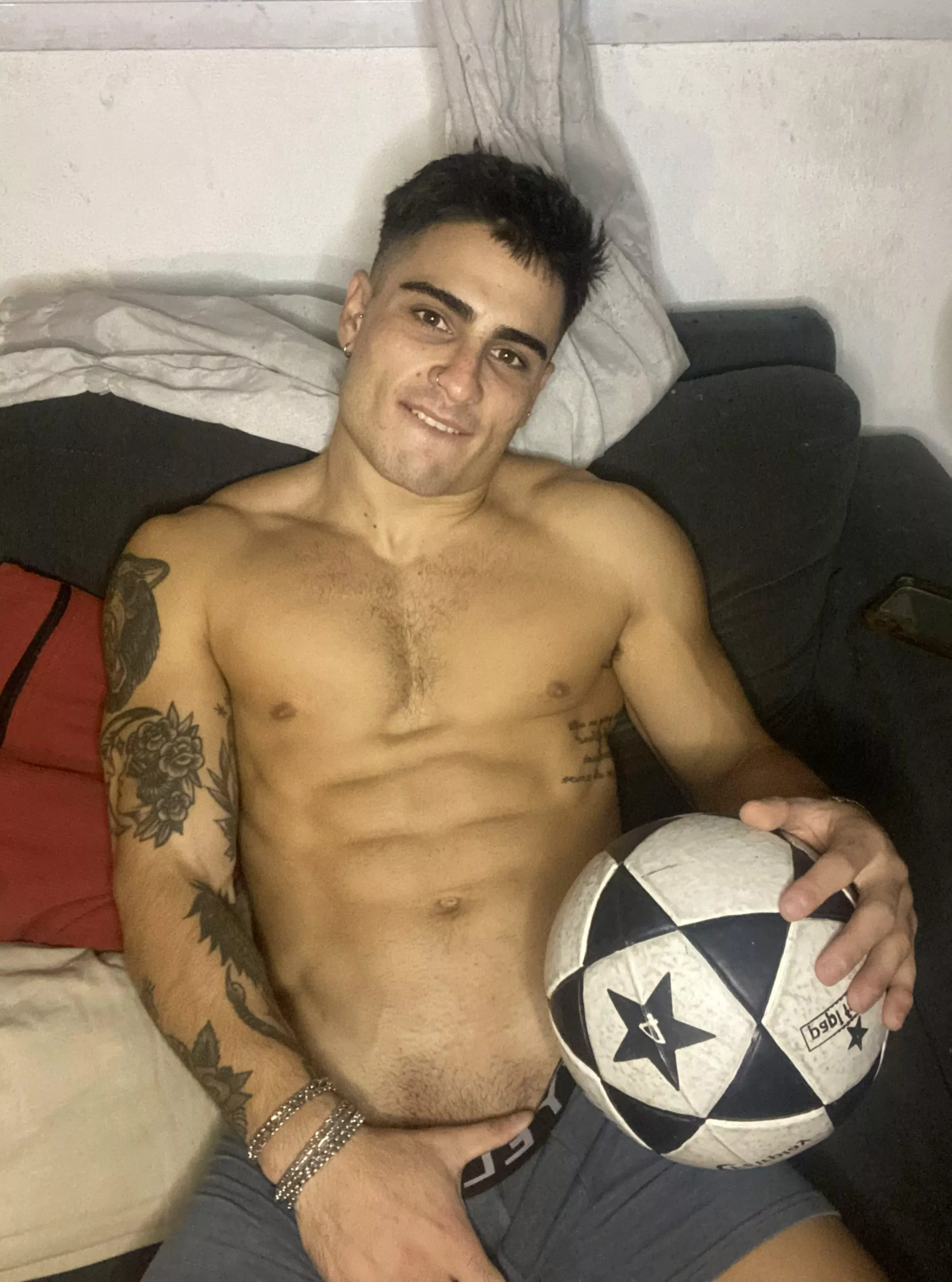 Feeling hot and sweaty after practice, want to help me?