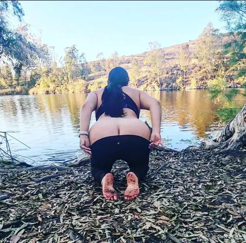 I add beautiful views on our hikes. Would you want to be here?