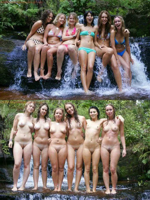 Lovelies at the waterfall. 