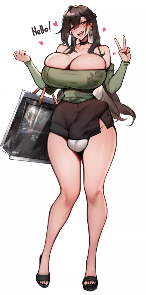 She’s got a huge present for you! (Unbeller)