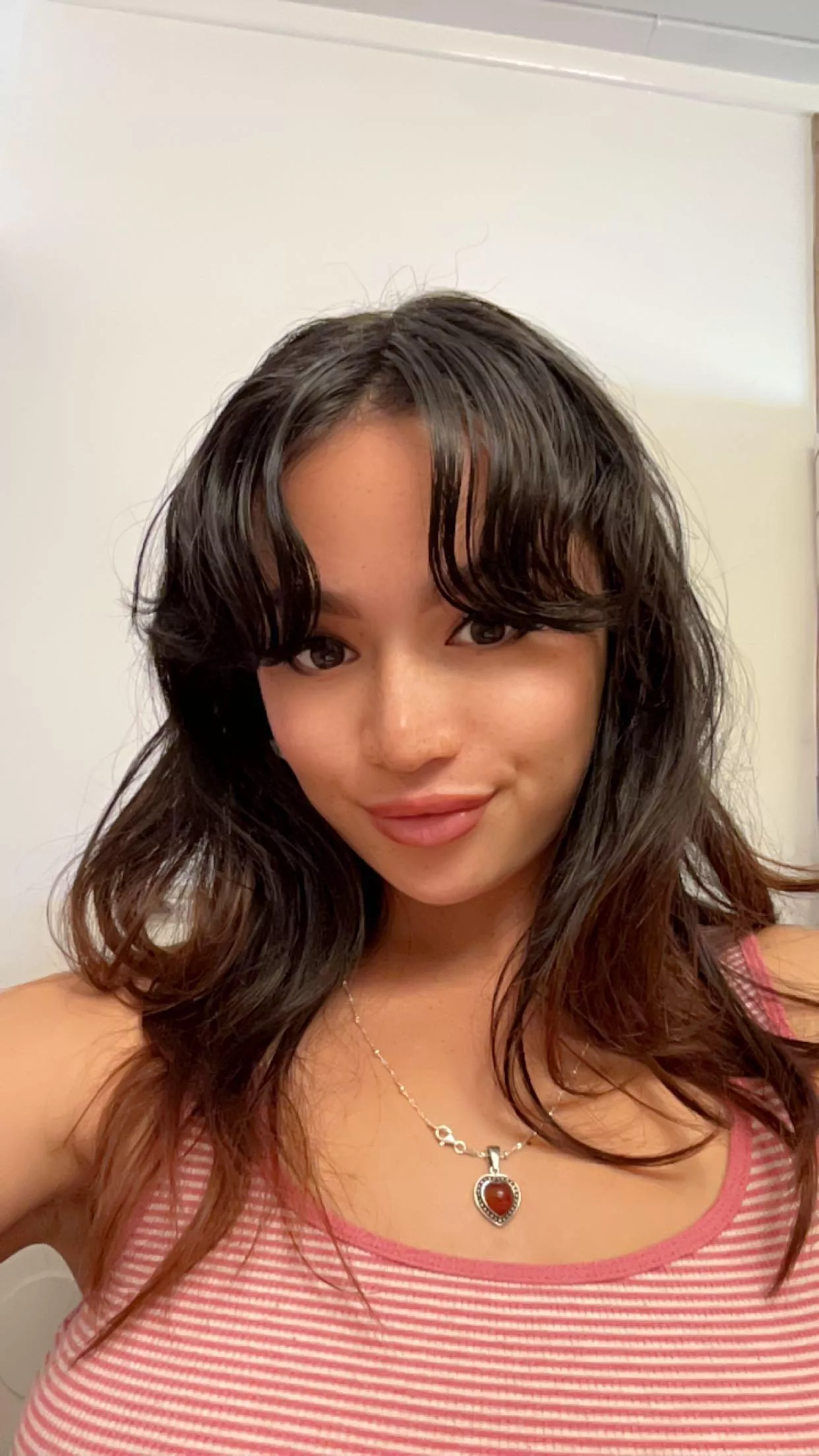 wearing my new top for the first time