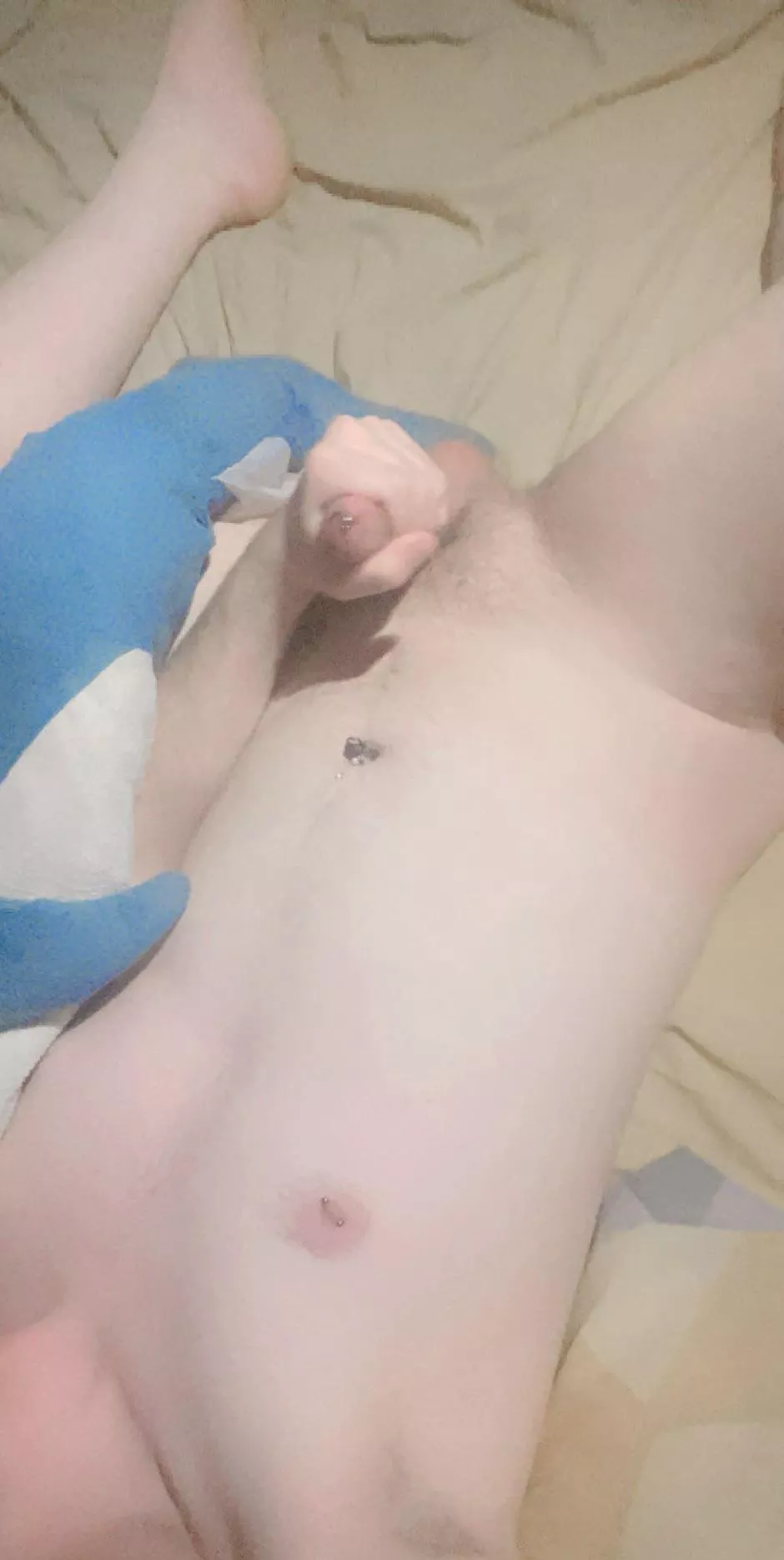 You caught me like this after letting me stay over on the sofa what r u doing [age 18]