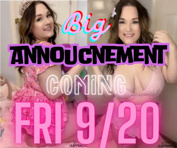 a BIG announcement!
