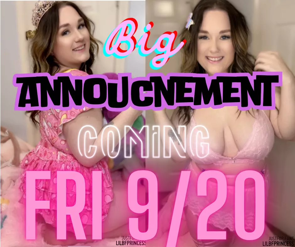 a BIG announcement!