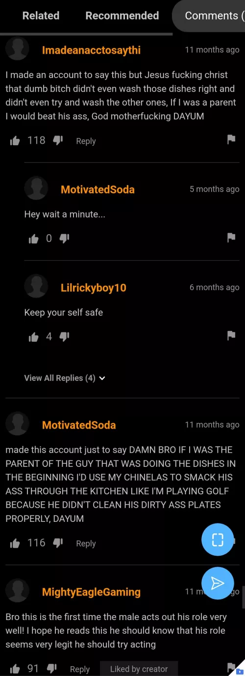 Bro needs to wash the dishes