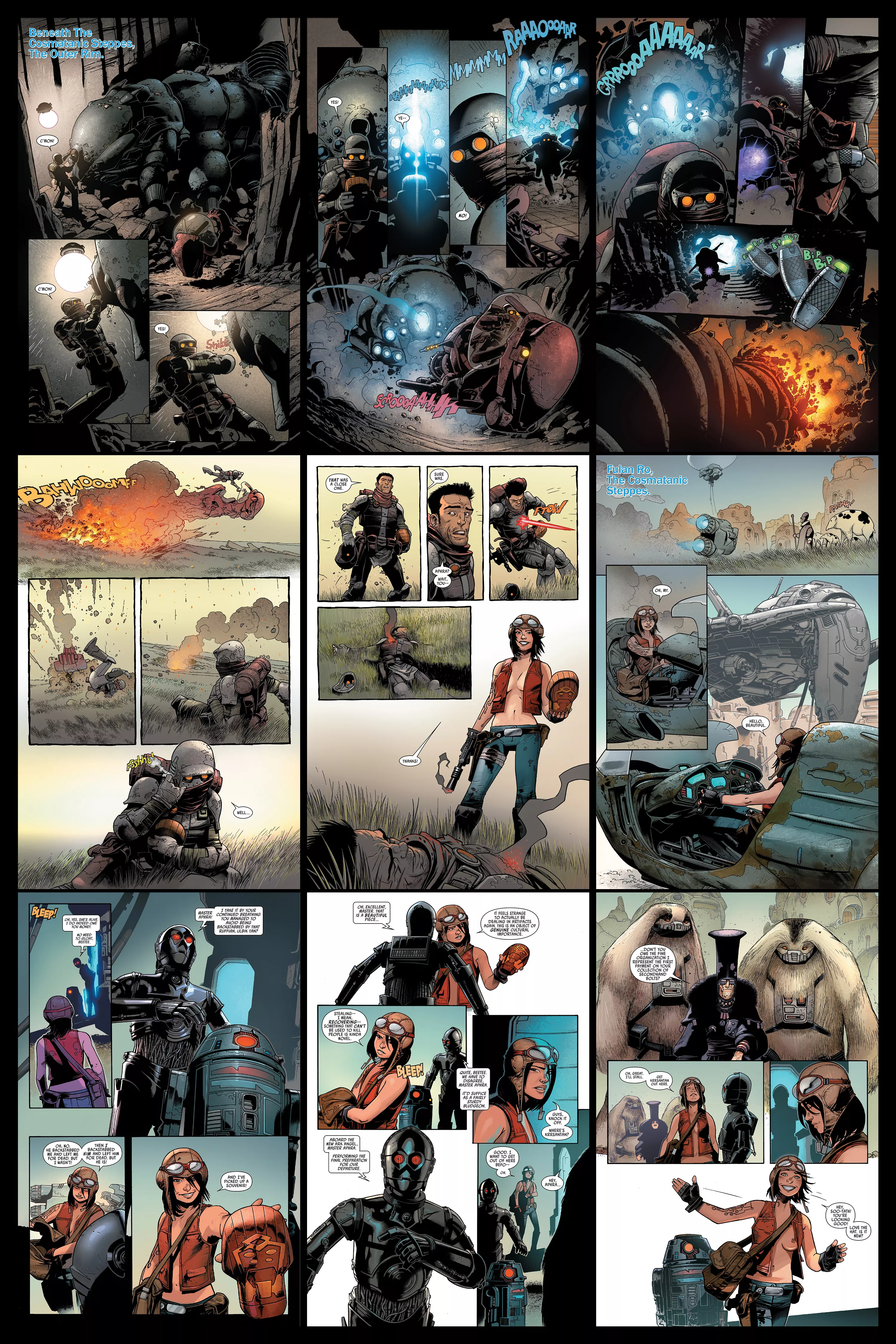 Doctor Aphra: XXX-TRA Special Edition Pages 1-9 (DavieDaveDraws)
