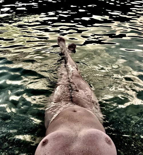 Evening dip, get it while you can, the seasons are a changin!