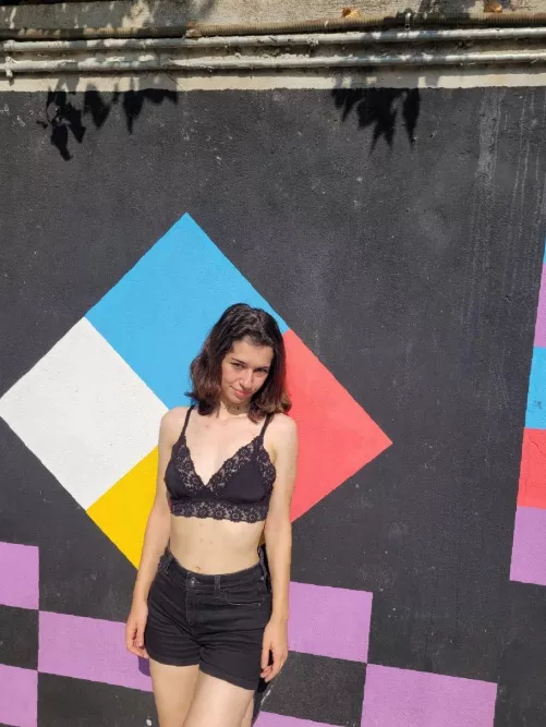 I dressed up sexy when I went out the other day