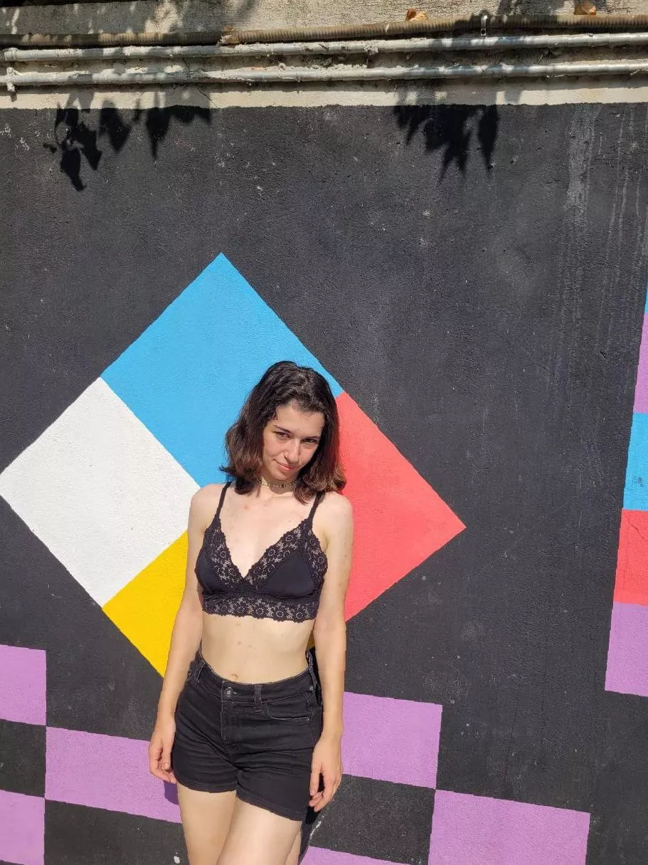 I dressed up sexy when I went out the other day