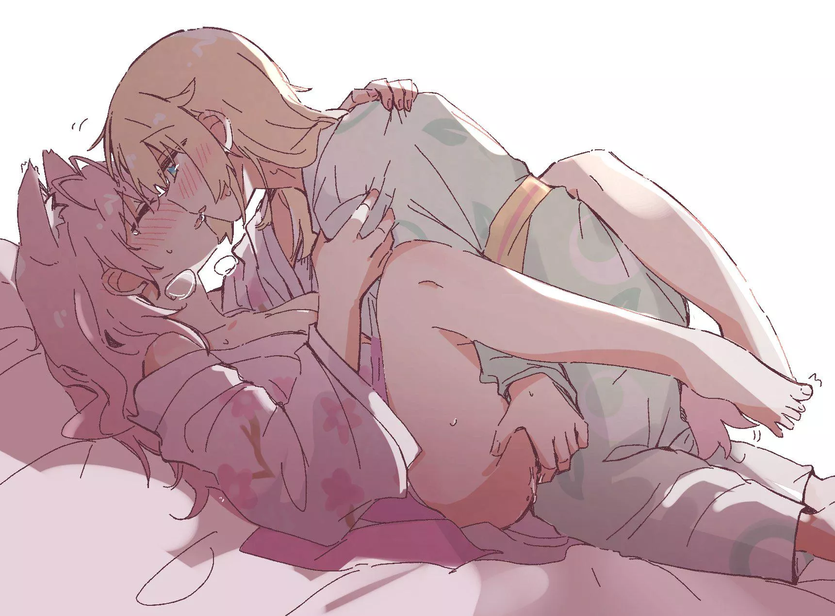 Iroha pleasuring Koyori [Hololive]