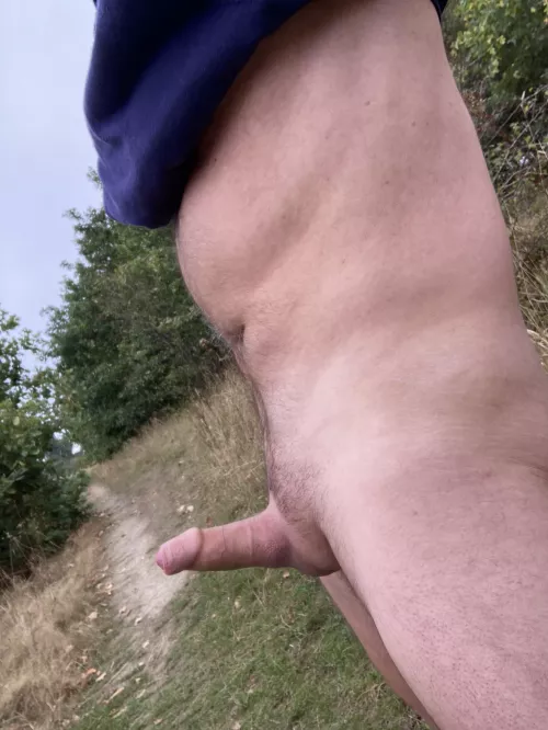 Naked from the waist down on a public footpath (49)
