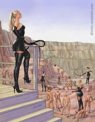 So, I know Portlandia is a dreadful, savage place, where dangerous men roam wild without proper feminine rule. But just think how much better it could be, if they only had the right powerful woman in charge, to whip them into shape. Perfect job for an as